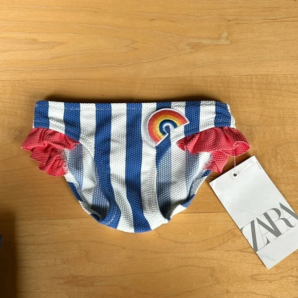 NEW Zara Baby Girl Swim Suit | Baby Girl Swim Bottoms | Baby Girl Swimsuit Zara - Picture 4 of 8